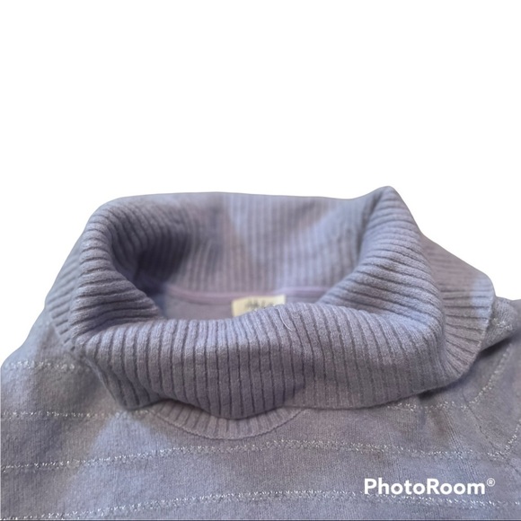 STYLE & Co Women's Lurex Cowl-Neck Sweater lilac - Picture 5 of 10